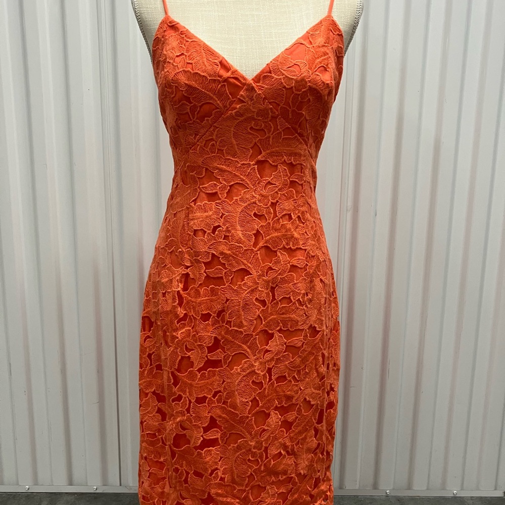 Guess dress. Orange in a size 10.